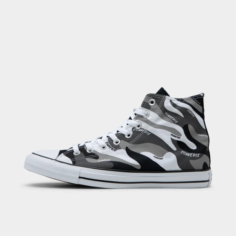 Converse Chuck Taylor All Star Hybrid Camo Wordmark Hi White / Black - Dolphin sold by JD Sports