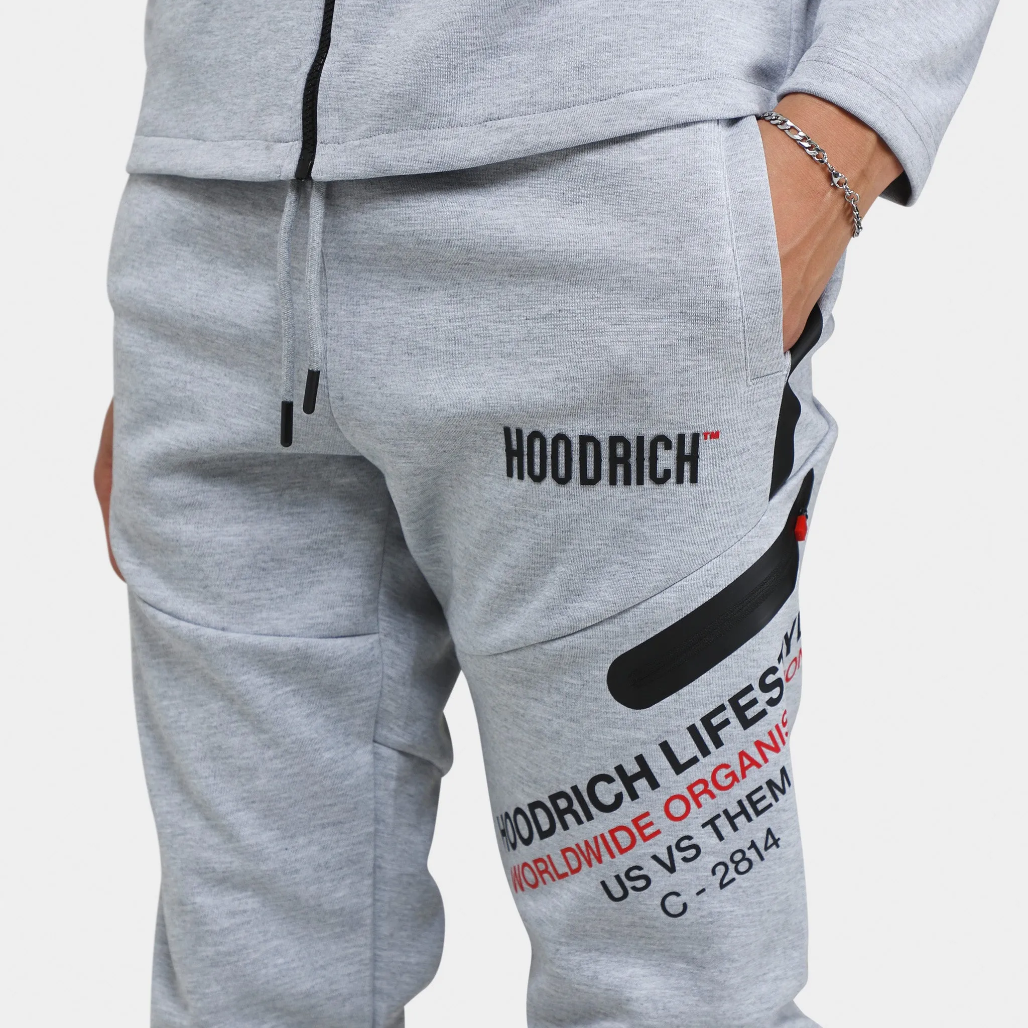 Hoodrich OG Circuit Joggers Heather Grey / Black sold by JD Sports product image thumbnail 5