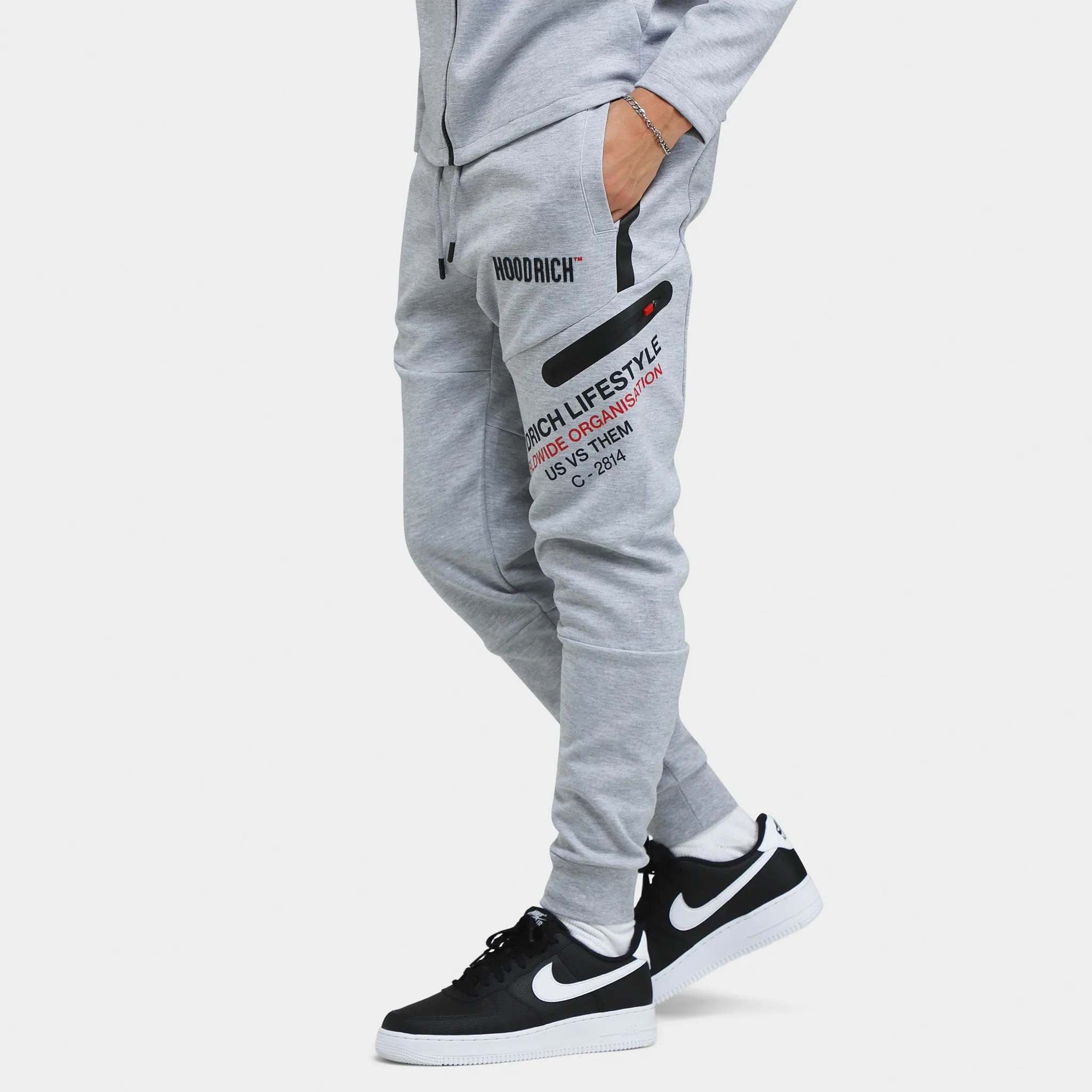 Hoodrich OG Circuit Joggers Heather Grey / Black sold by JD Sports product image thumbnail 4