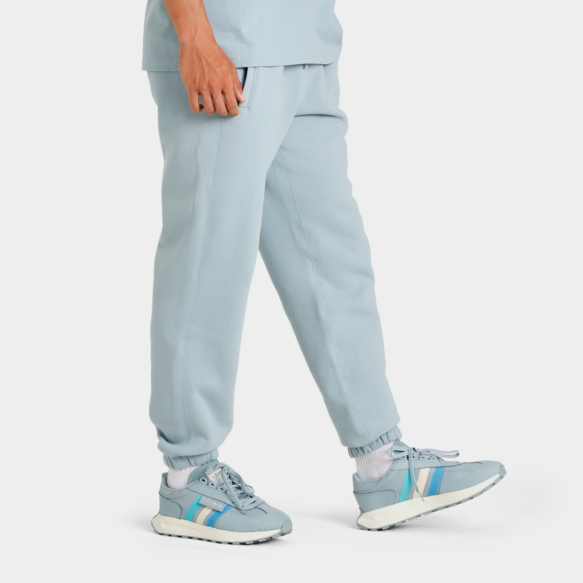 adidas Originals Adicolour Trefoil Sweatpants / Magic Grey sold by JD Sports product image thumbnail 3