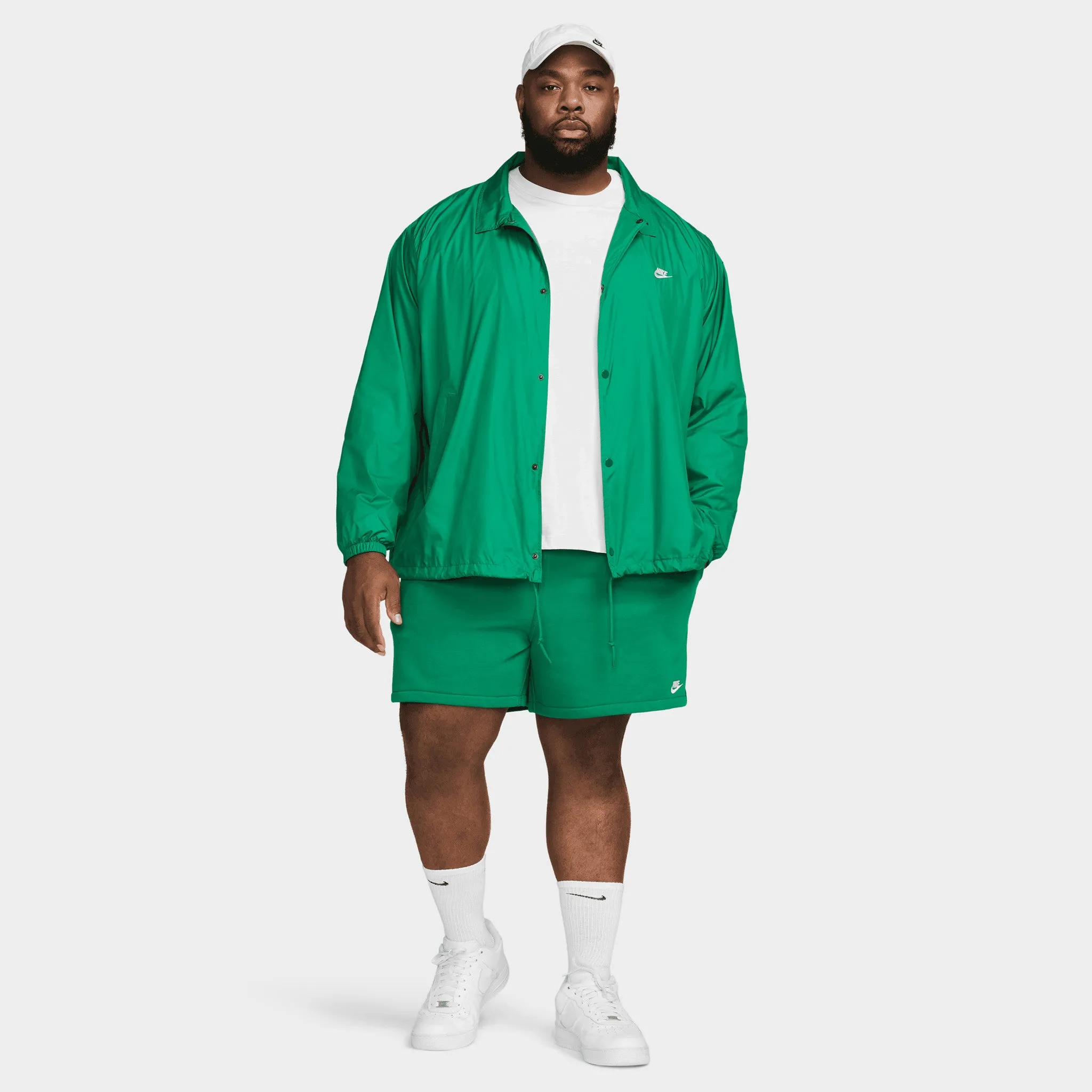 Nike Club Flow French Terry Shorts Malachite / White sold by JD Sports product image thumbnail 5