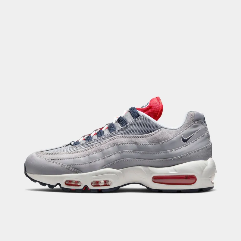 Nike Air Max 95 Cement Grey / Chile Red - Summit White sold by JD Sports