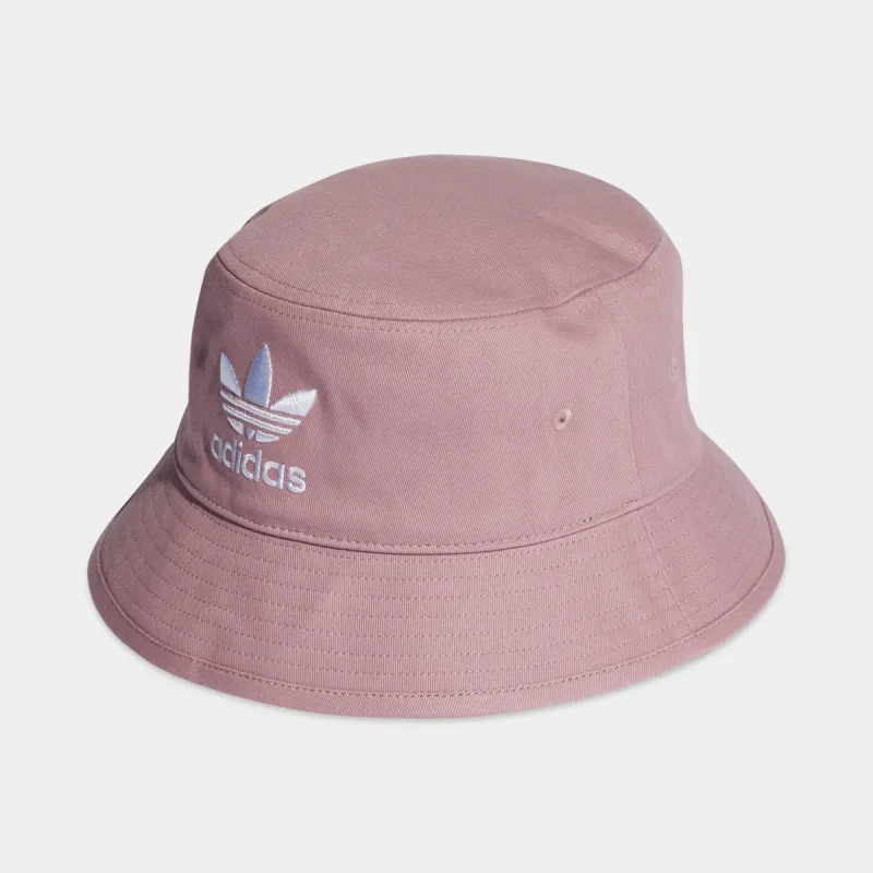 adidas Originals Trefoil Bucket Hat / Magic Mauve sold by JD Sports