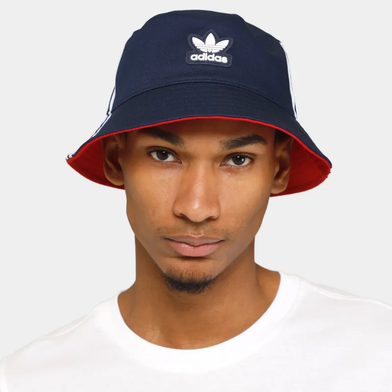 adidas Originals Adicolor Classic Stonewashed Bucket Hat / Night Indigo sold by JD Sports
