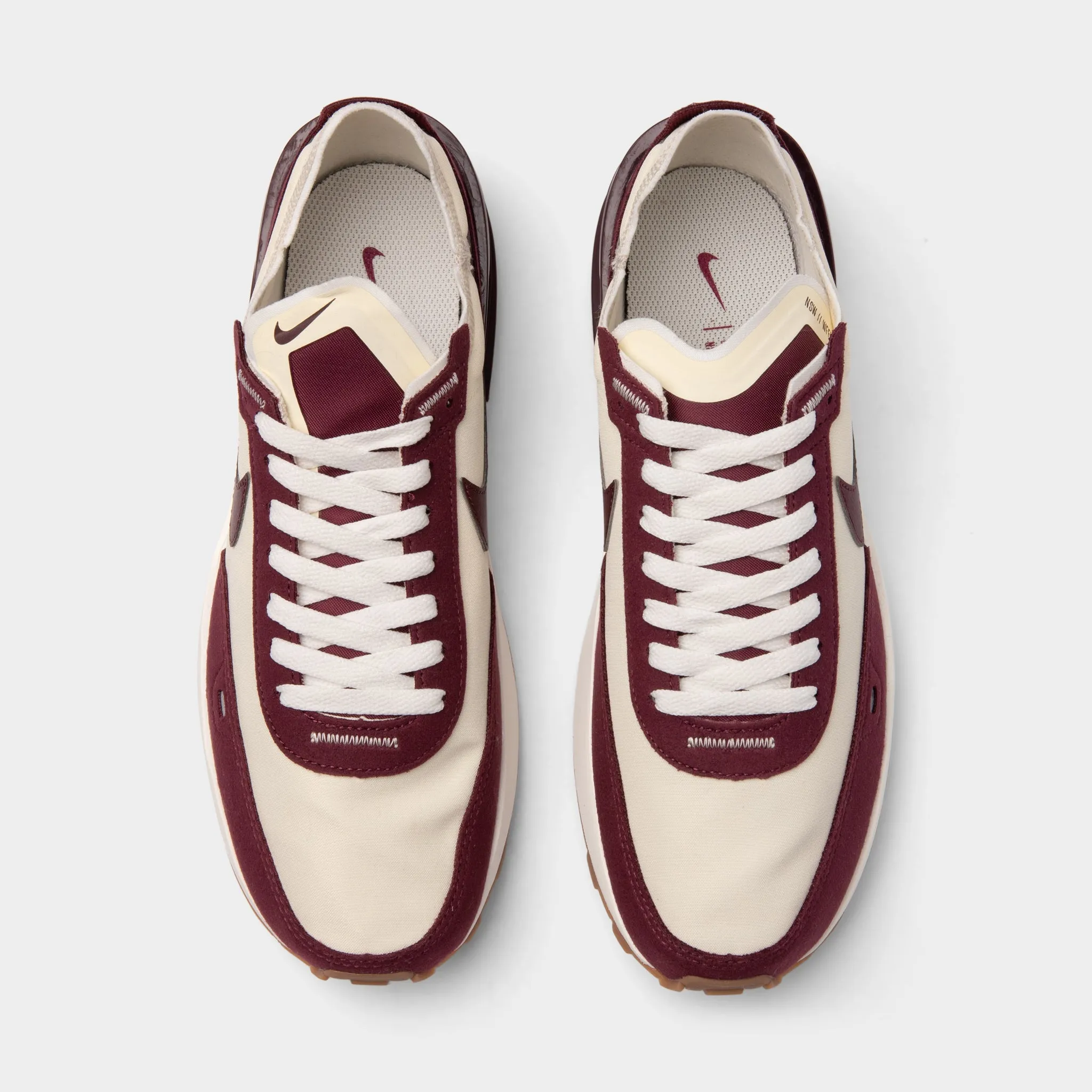 Nike Waffle One SE Coconut Milk / Night Maroon - Sail | Parallel display picture 1