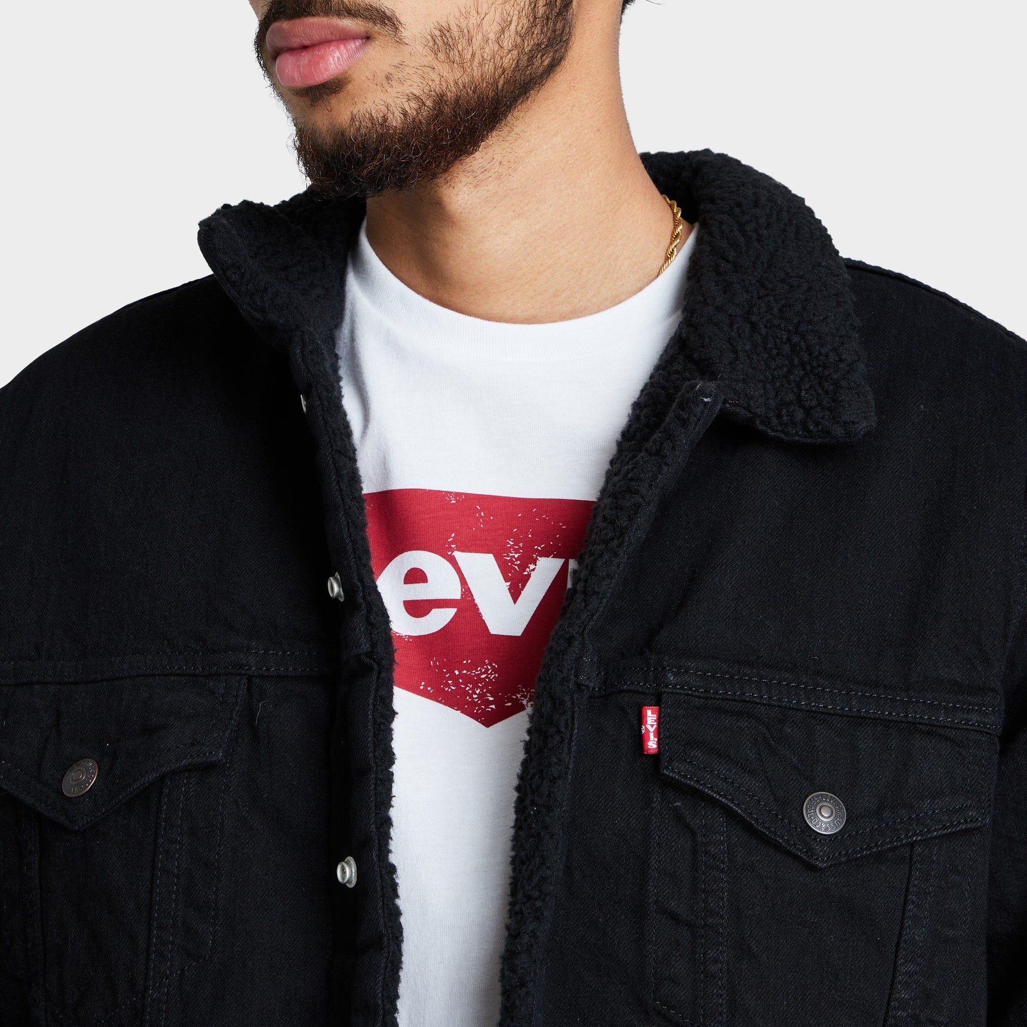 Levi's Type 3 Sherpa Trucker Jacket / Berk sold by JD Sports product image thumbnail 4