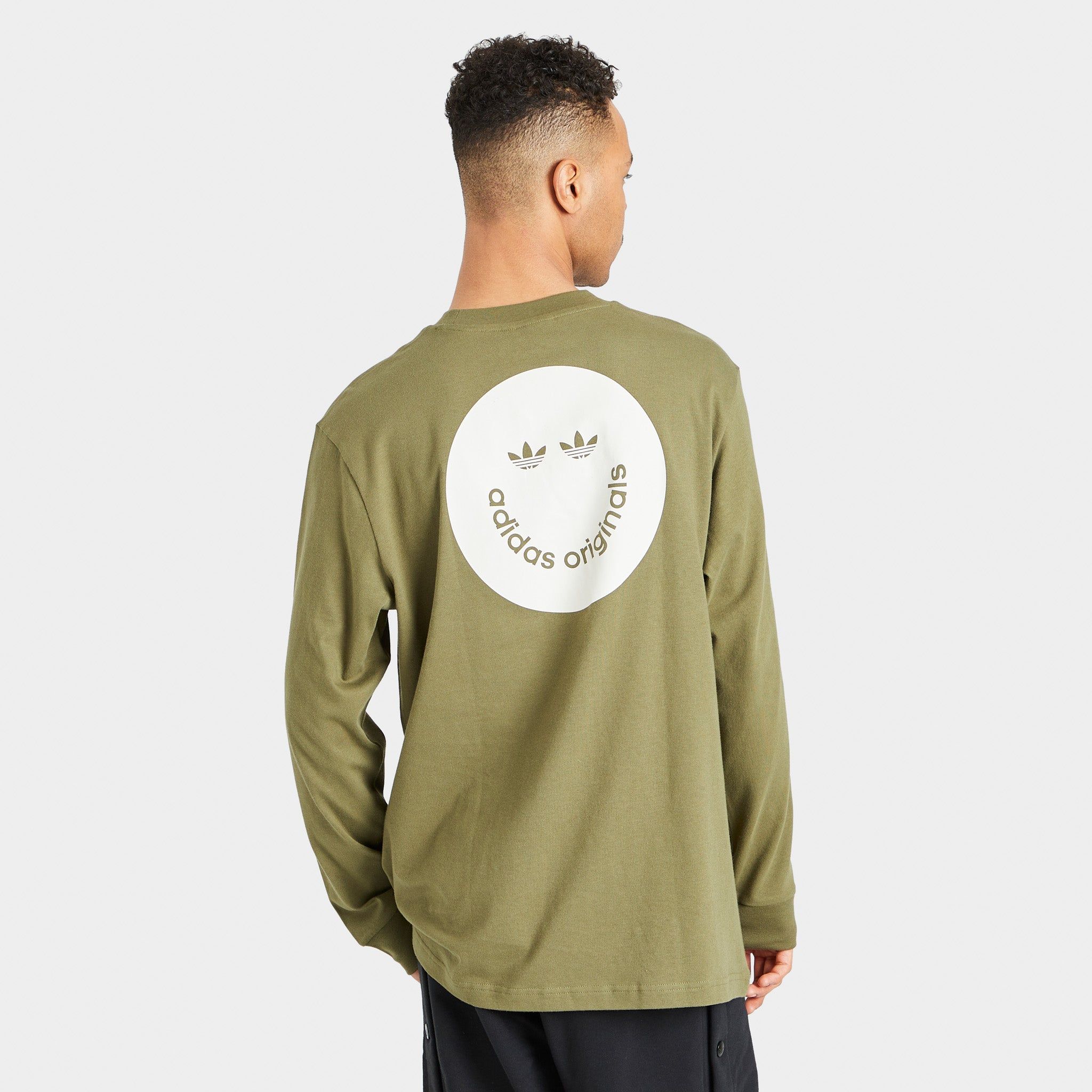 adidas Originals Long Sleeve Graphic T-shirt / Focus Olive sold by JD Sports product image thumbnail 2
