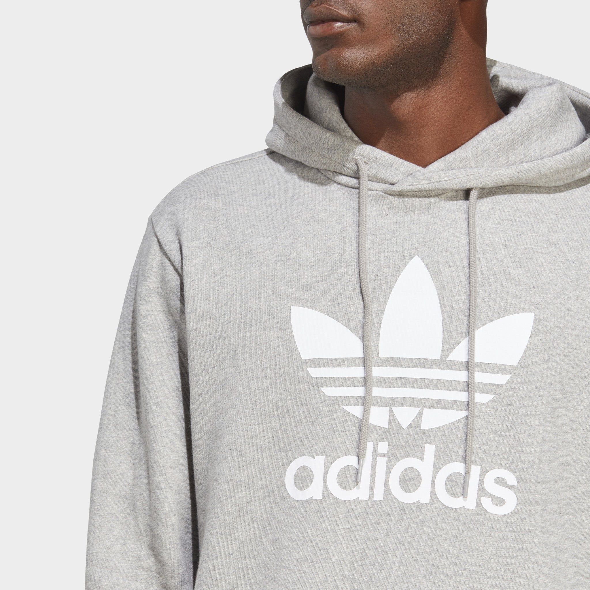adidas Trefoil Pullover Hoodie / Medium Grey Heather sold by JD Sports product image thumbnail 4