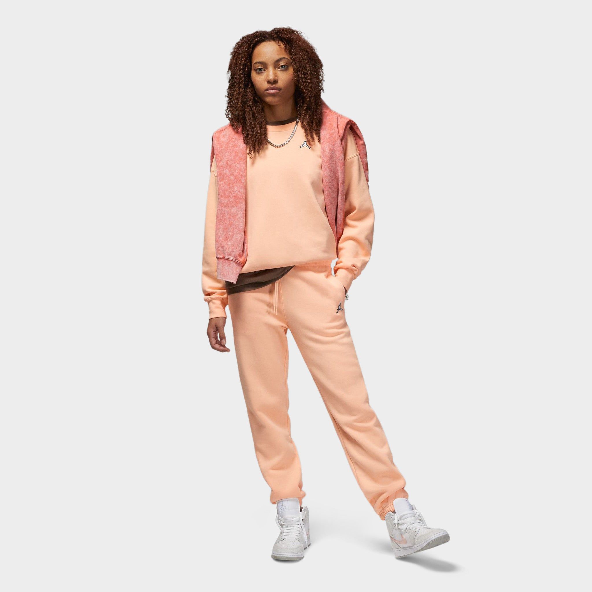 Jordan Women's Brooklyn Fleece Pants / Sunset Haze sold by JD Sports product image thumbnail 5