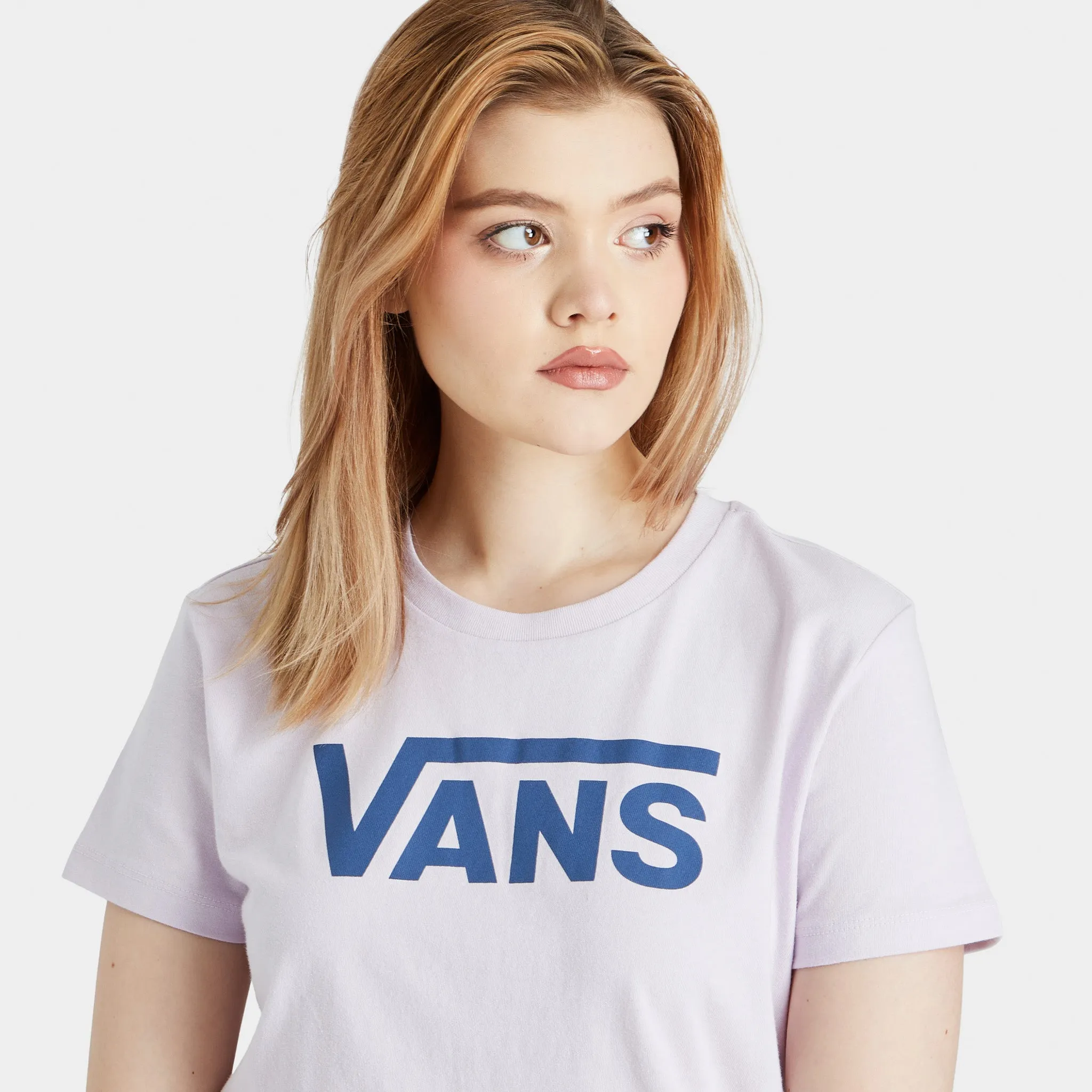 Vans Women's Flying V Crew T-shirt / Lavender Fog sold by JD Sports product image thumbnail 3