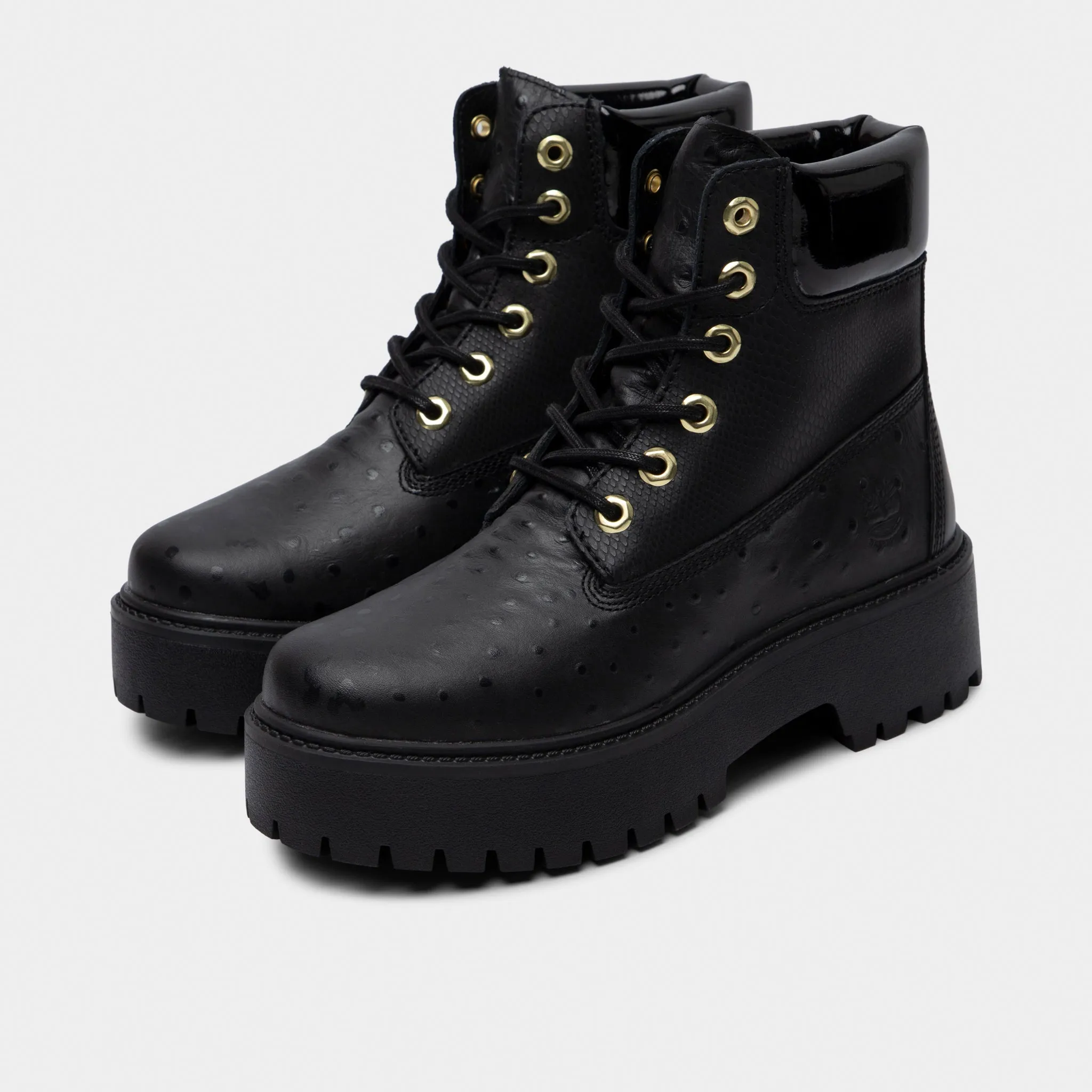 Timberland Women's Stone Street Platform Boot Black / Gold sold by JD Sports product image thumbnail 2