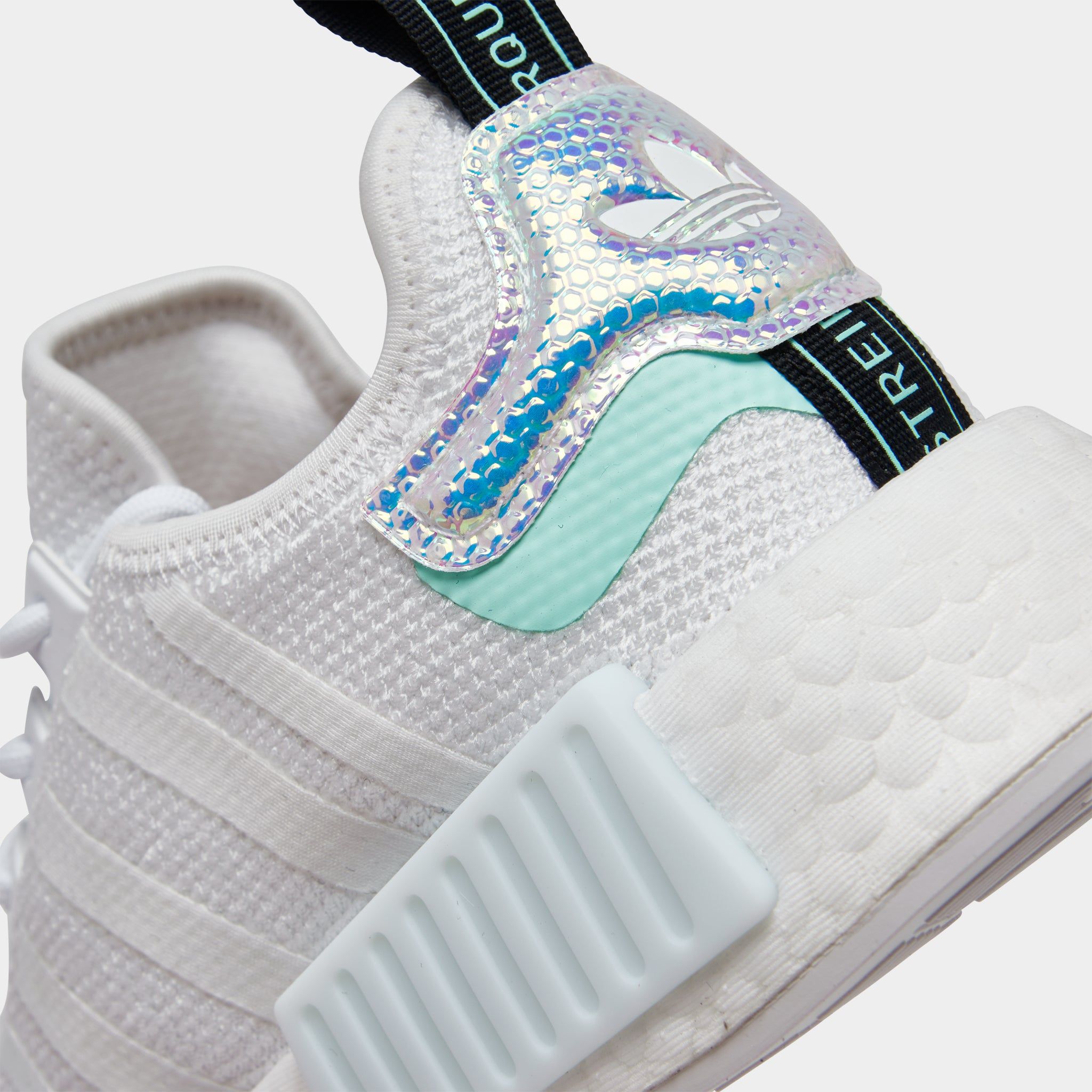 adidas Originals Women’s NMD_R1 Cloud White / Cloud White - Clear Mint sold by JD Sports product image thumbnail 3