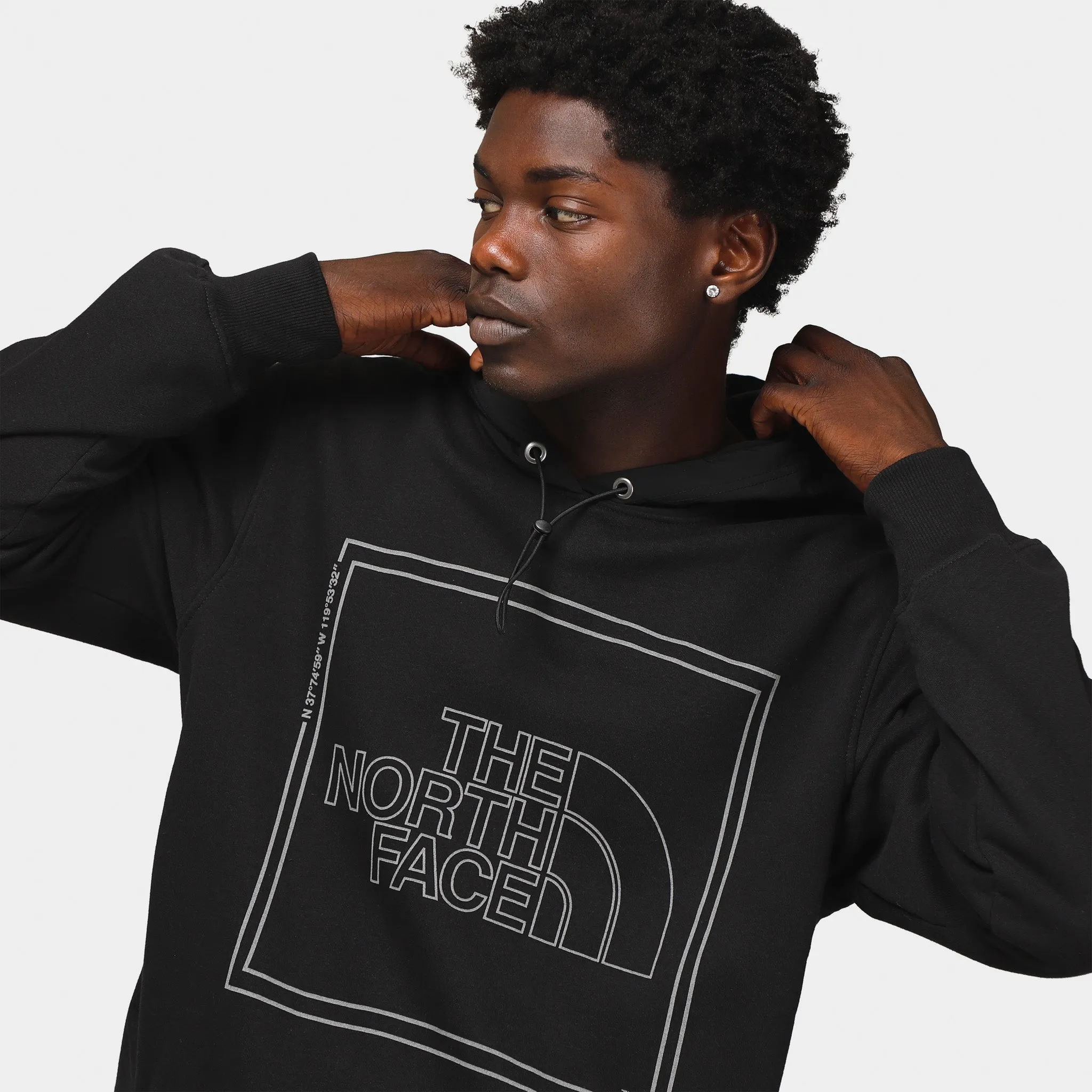 The North Face Coordinates Pullover Hoodie TNF Black / Silver Reflective sold by JD Sports product image thumbnail 3