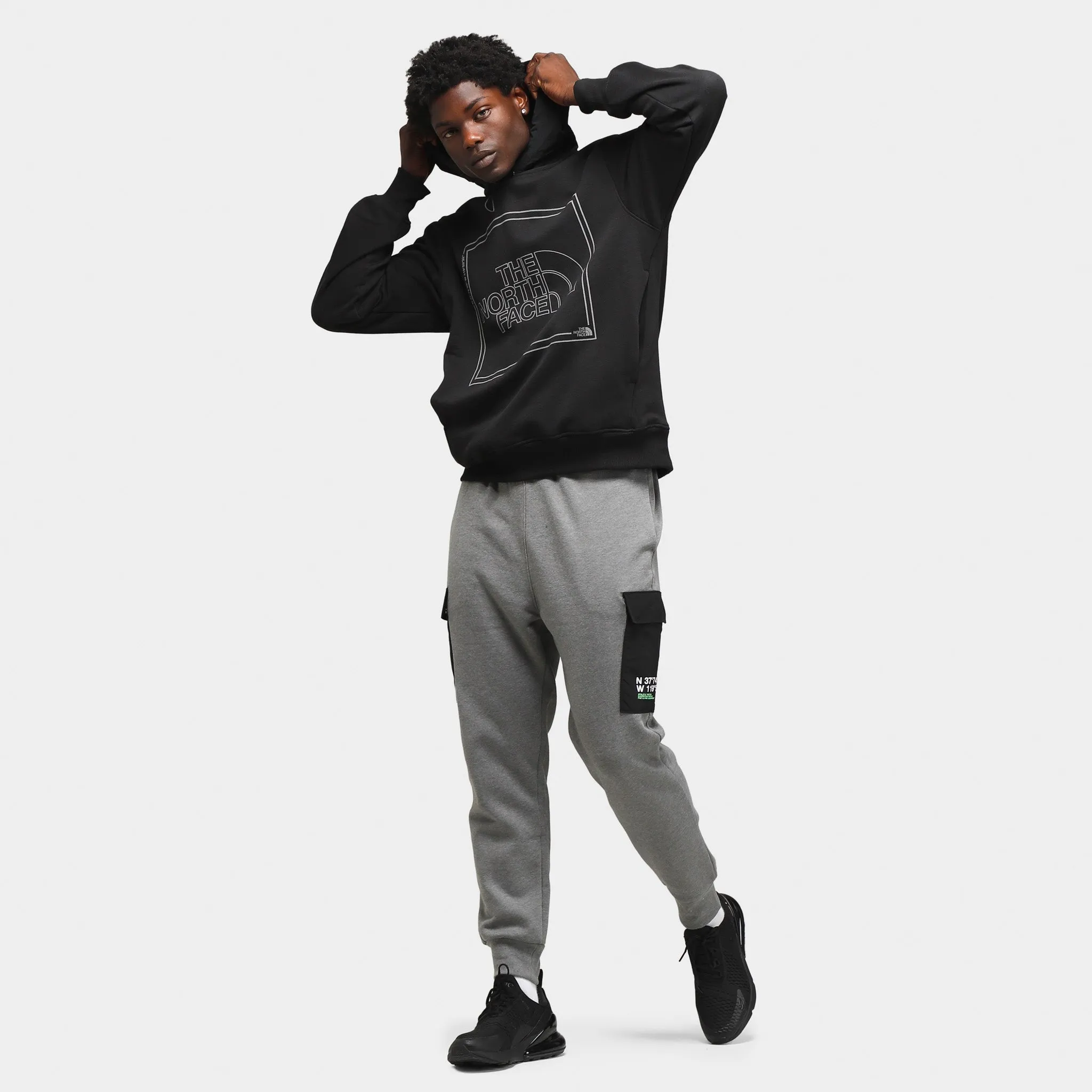 The North Face Coordinates Pullover Hoodie TNF Black / Silver Reflective sold by JD Sports product image thumbnail 5