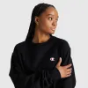 Champion Women's Oversized Reverse Weave Crewneck / Black sold by JD Sports