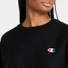 Champion Women's Oversized Reverse Weave Crewneck / Black sold by JD Sports