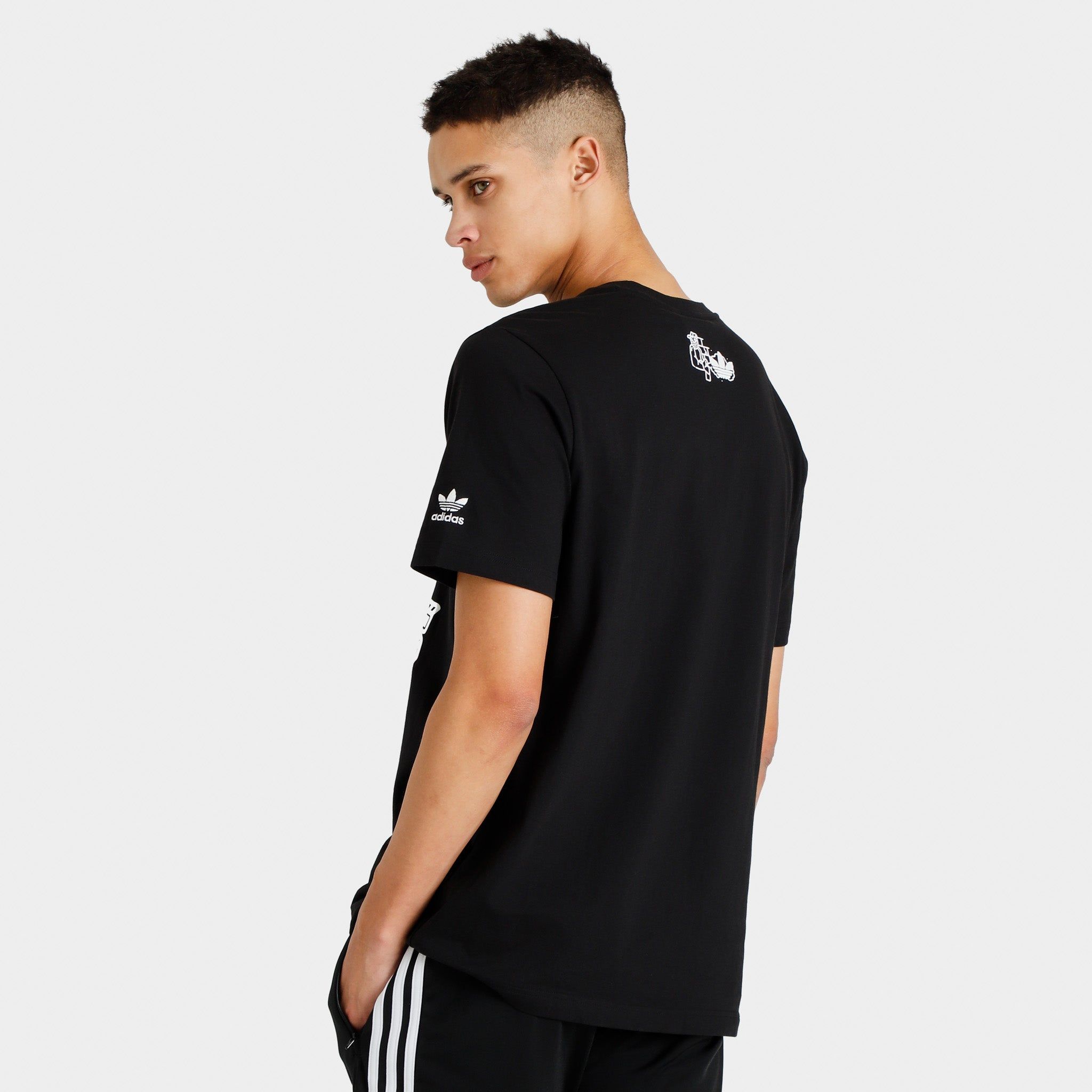 adidas Fuzi TS T-Shirt / Black sold by JD Sports product image thumbnail 4