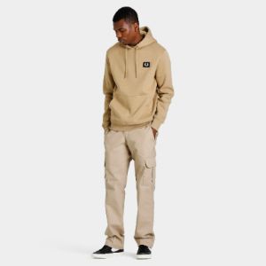 Fred Perry Patch Pullover Hoodie / Warmstone sold by JD Sports
