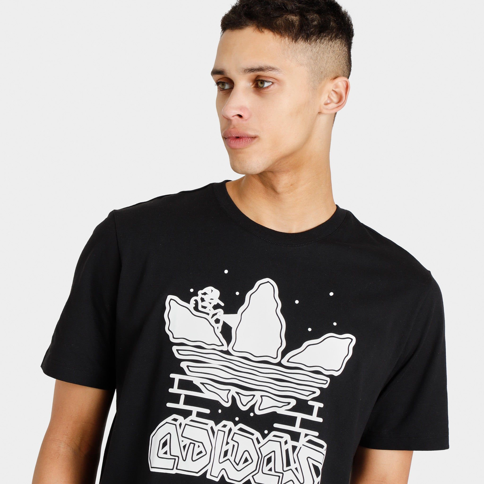 adidas Fuzi TS T-Shirt / Black sold by JD Sports product image thumbnail 5