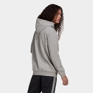adidas Originals Classics Trefoil Pullover Hoodie Medium Grey Heather / White sold by JD Sports