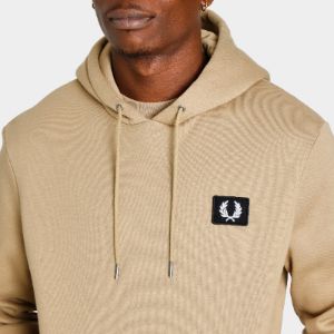 Fred Perry Patch Pullover Hoodie / Warmstone sold by JD Sports