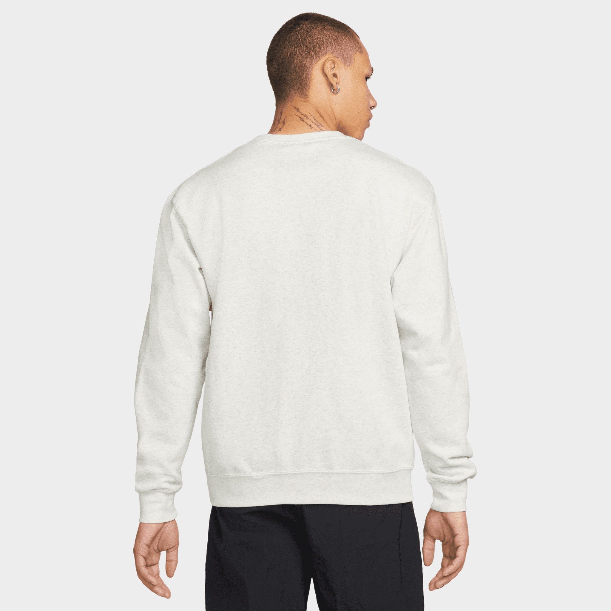Jordan Statement Essentials Fleece Crewneck / Oatmeal Heather sold by JD Sports product image thumbnail 2