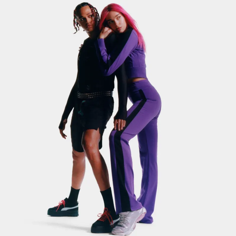 Puma x Dua Lipa Women’s T7 Pants Royal Purple / Puma Black made by Puma