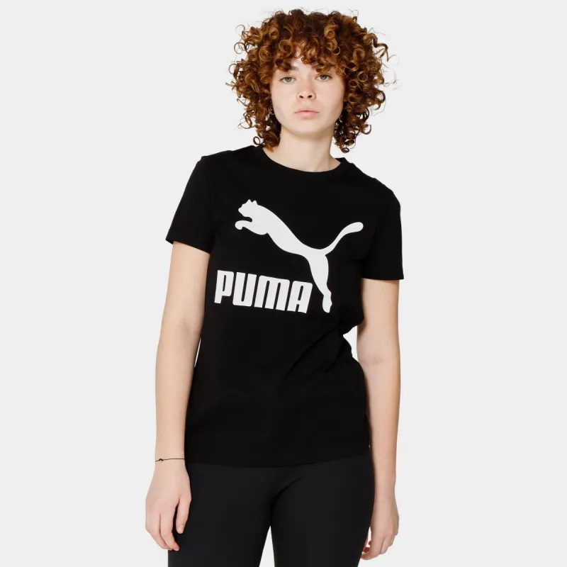 Puma Women's Classics Logo T-shirt / Puma Black sold by JD Sports