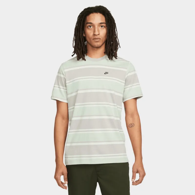 Nike Sportswear Stripe T-shirt Sea Glass / College Grey - Seafoam sold by JD Sports