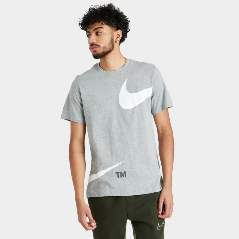 Nike Sportswear Oversized Swoosh T-shirt / Dark Grey Heather sold by JD Sports