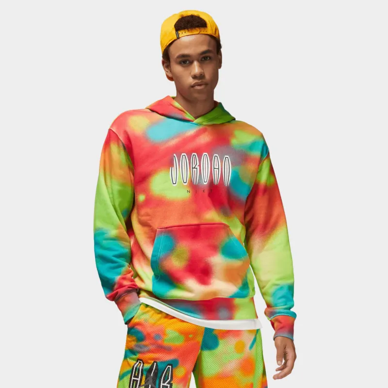 Jordan Flight MVP Fleece Pullover Hoodie Sesame / Sail sold by JD Sports