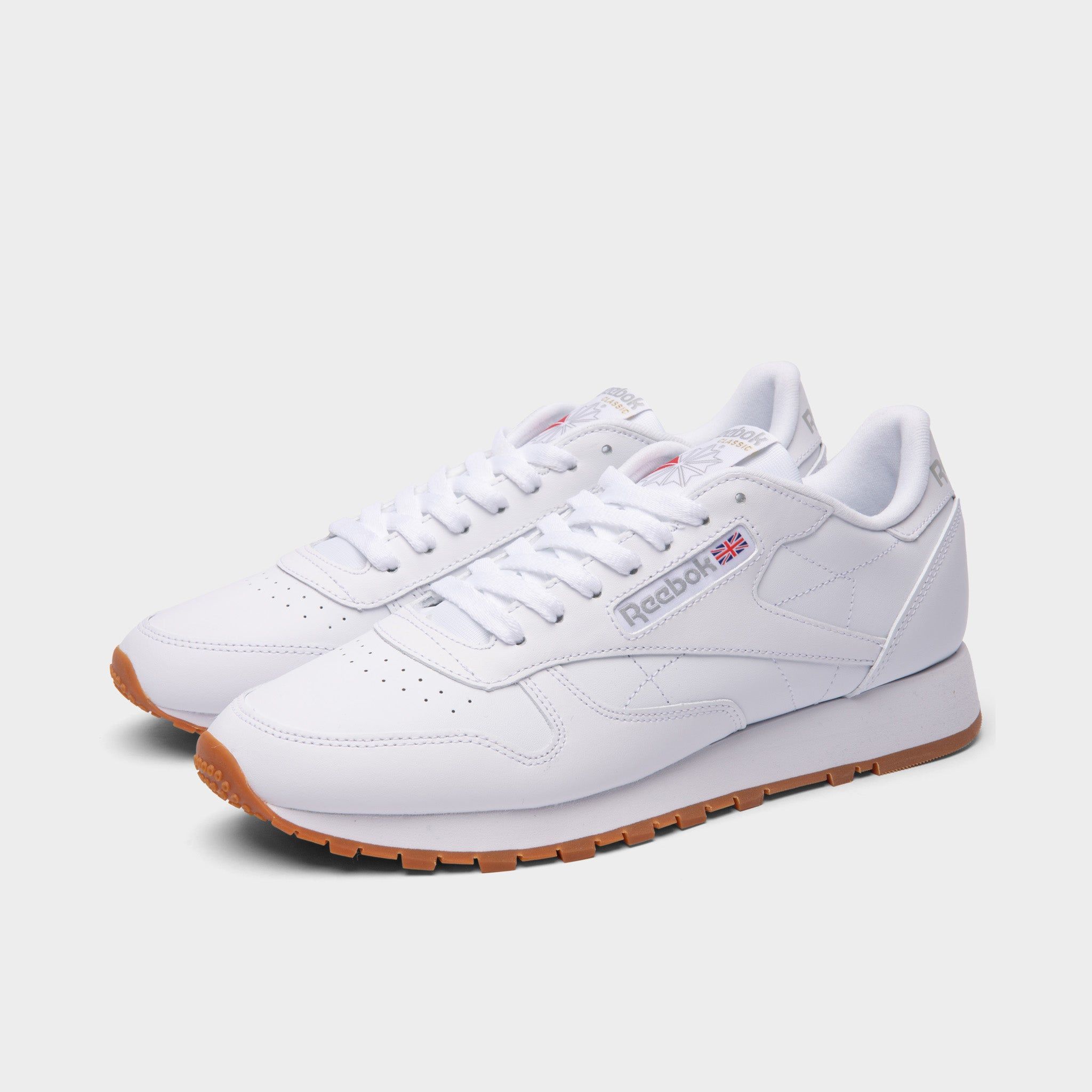 Reebok Classic Leather White / Pure Grey 3 - Rubber Gum sold by JD Sports product image thumbnail 2