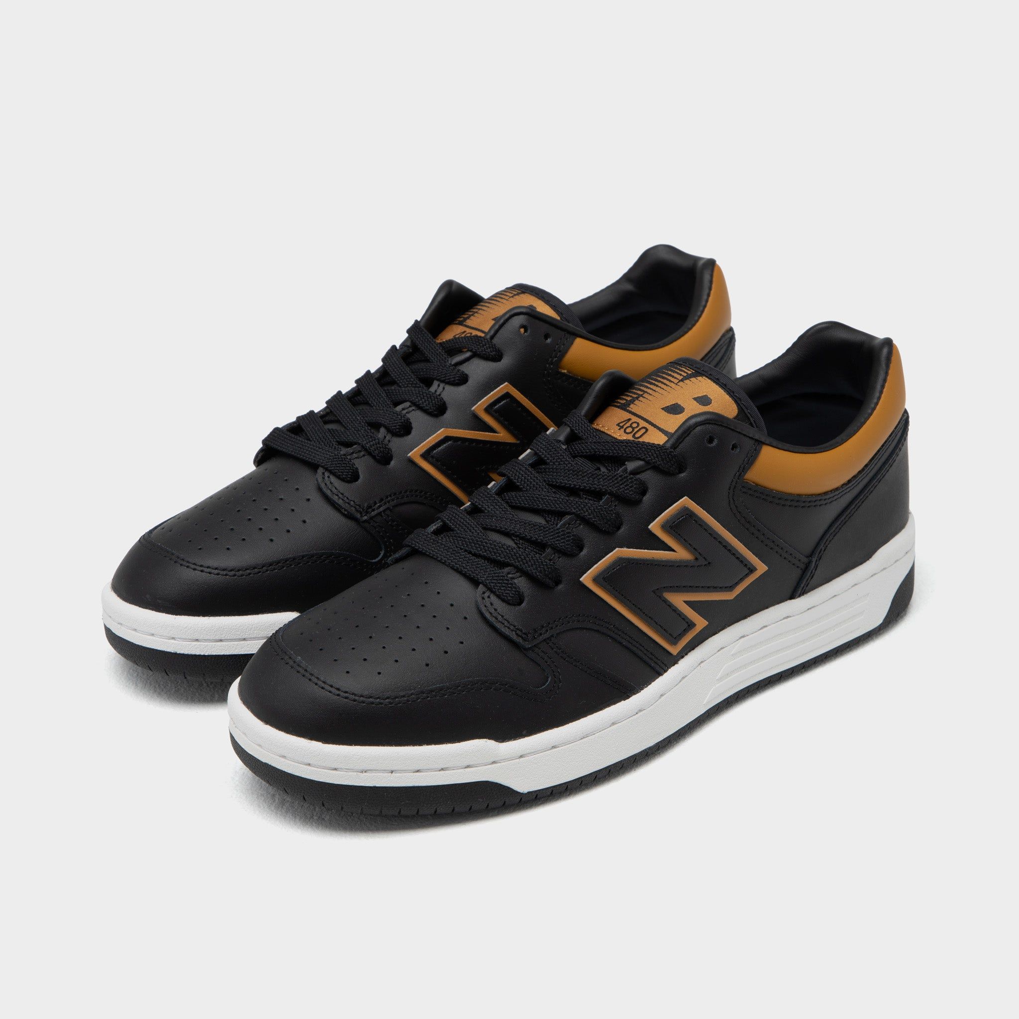 New Balance BB480LTB Black / White - Varsity Yellow sold by JD Sports product image thumbnail 3