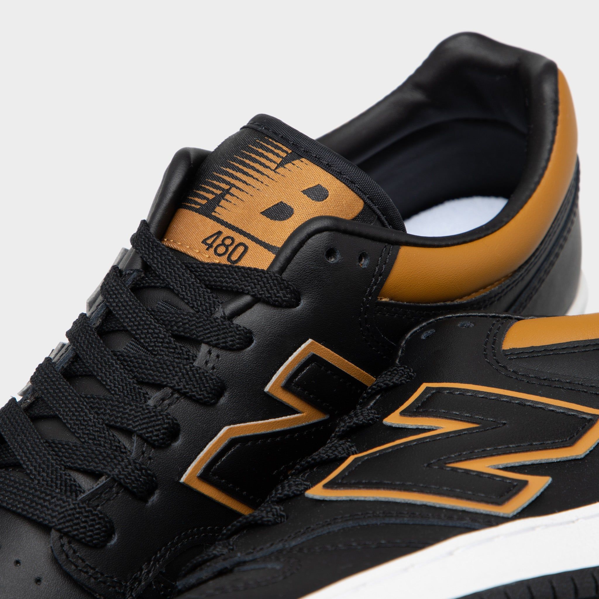 New Balance BB480LTB Black / White - Varsity Yellow sold by JD Sports product image thumbnail 2