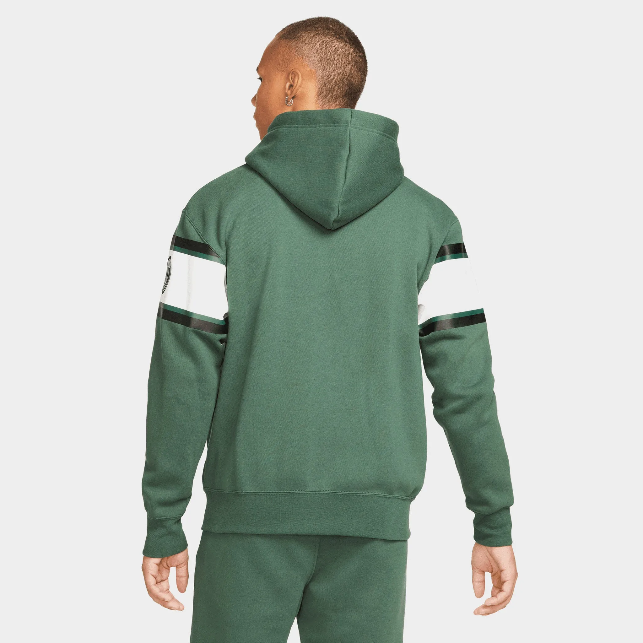 Jordan Paris Saint-Germain Full-Zip Fleece Hoodie / Noble Green sold by JD Sports product image thumbnail 3