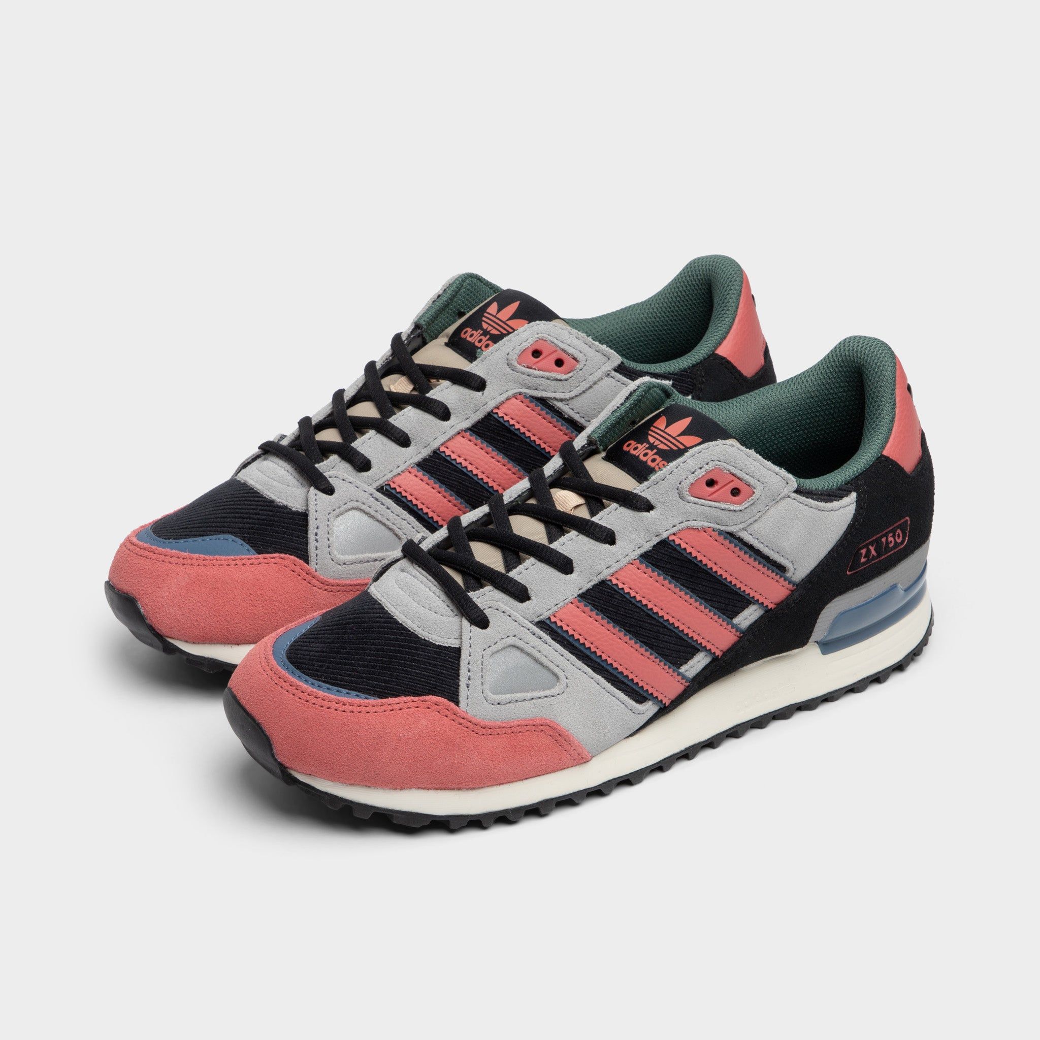 Adidas Originals ZX 750 Core Black / Wonder Red - Grey Three sold by JD Sports product image thumbnail 2