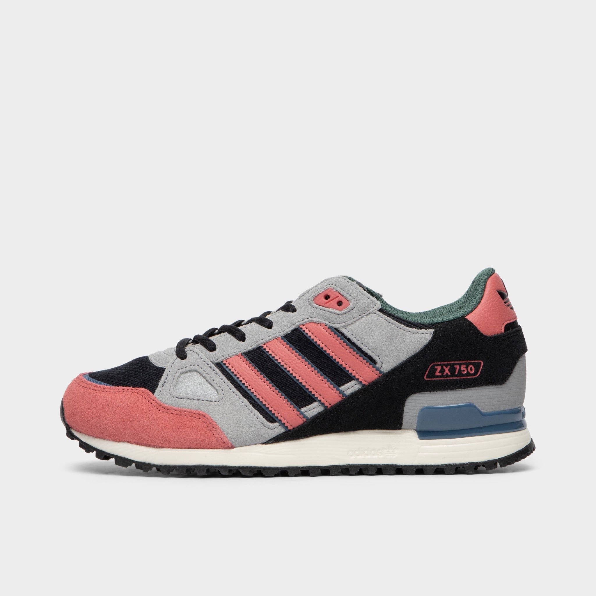 Adidas Originals ZX 750 Core Black / Wonder Red - Grey Three sold by JD Sports