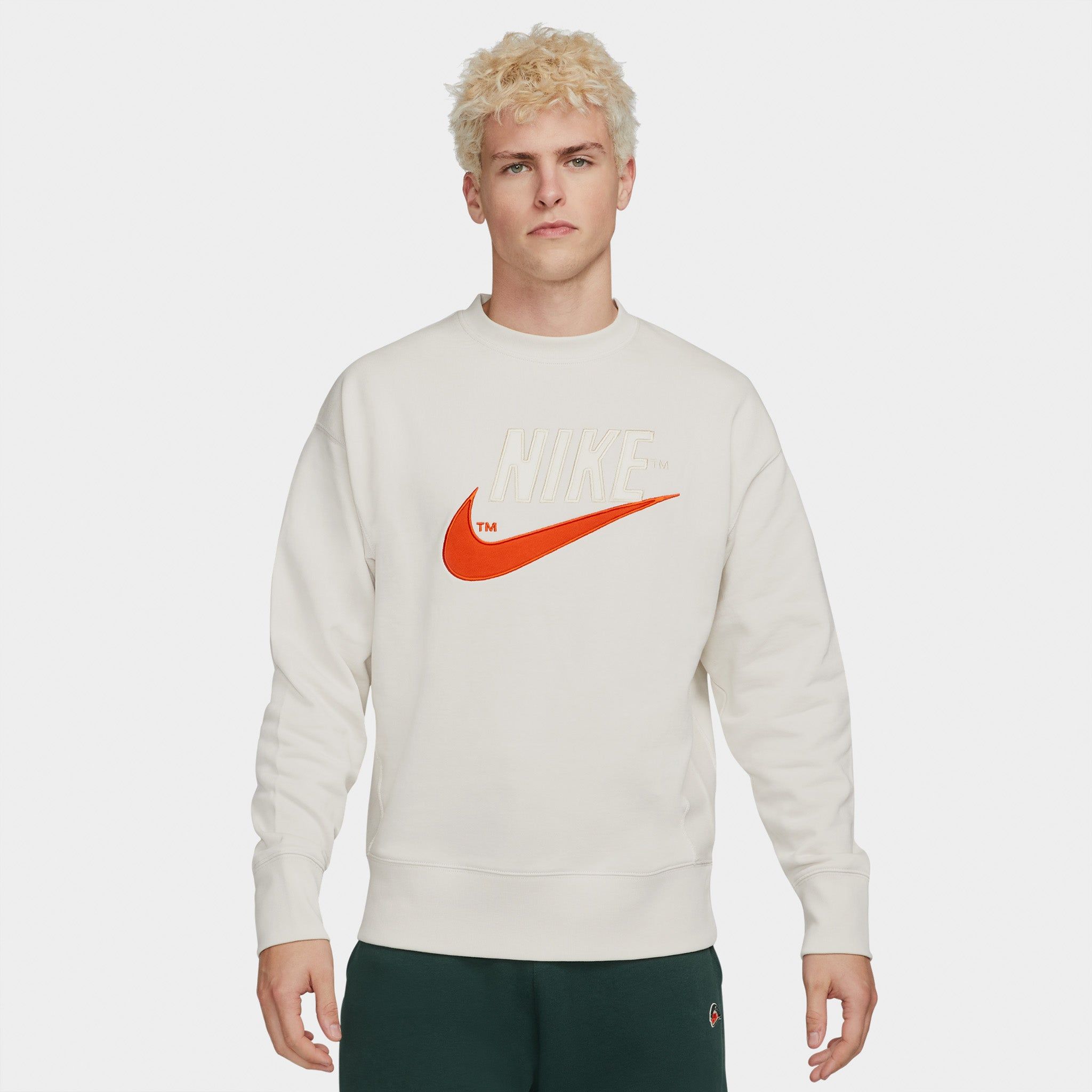 Nike Sportswear Trend Fleece Crewneck / Phantom sold by JD Sports