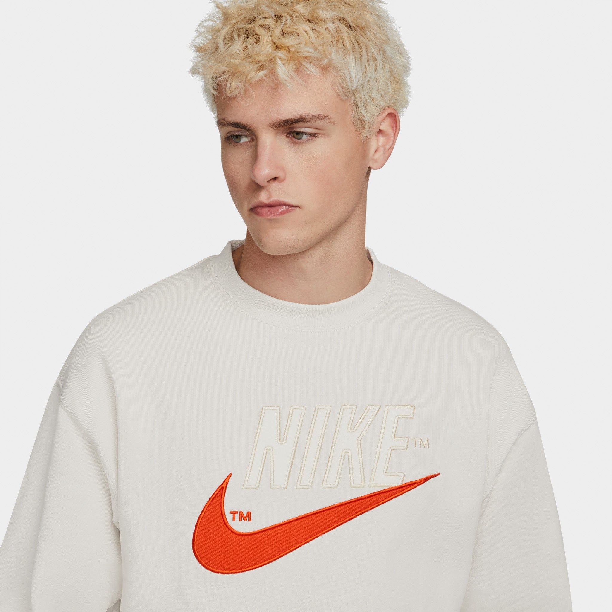 Nike Sportswear Trend Fleece Crewneck / Phantom sold by JD Sports product image thumbnail 3