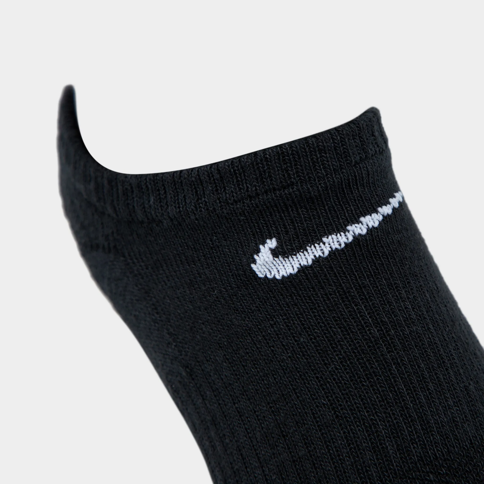 Nike Everyday Plus Cushioned Training No Show Socks (6 Pack) Black / White sold by JD Sports product image thumbnail 2