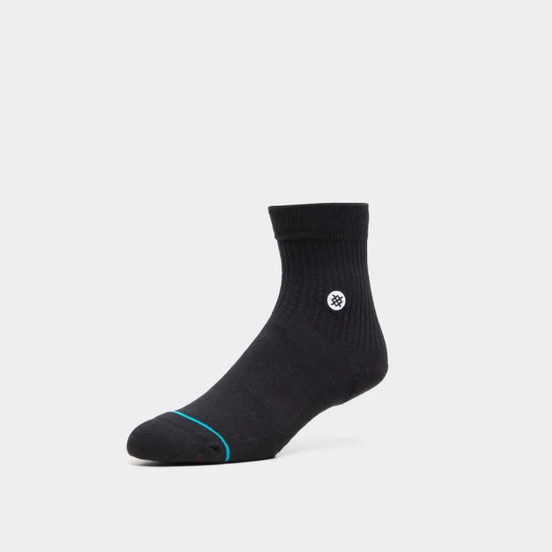 Stance STP Icon Quarter - 3 Pack / Black sold by JD Sports