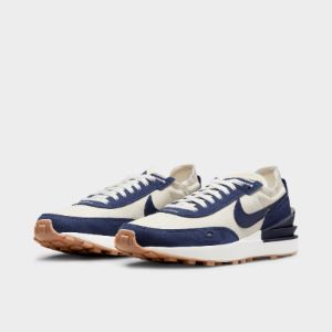 Nike Waffle One SE Coconut Milk / Midnight Navy sold by JD Sports