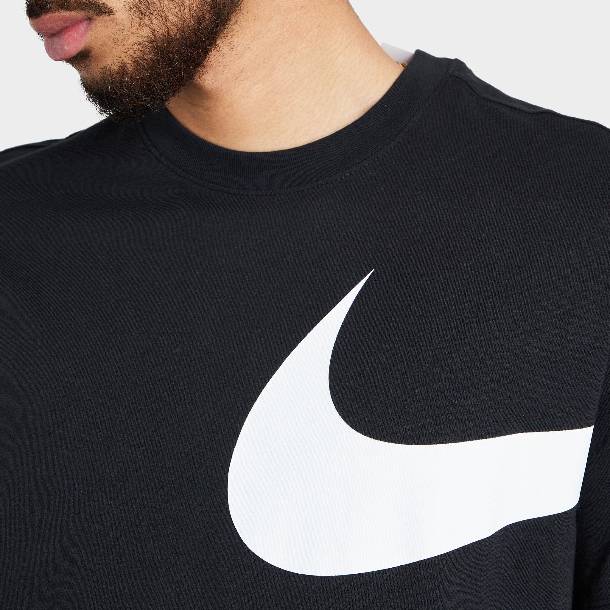 Nike Sportswear Oversized Swoosh T-shirt / Black sold by JD Sports product image thumbnail 3