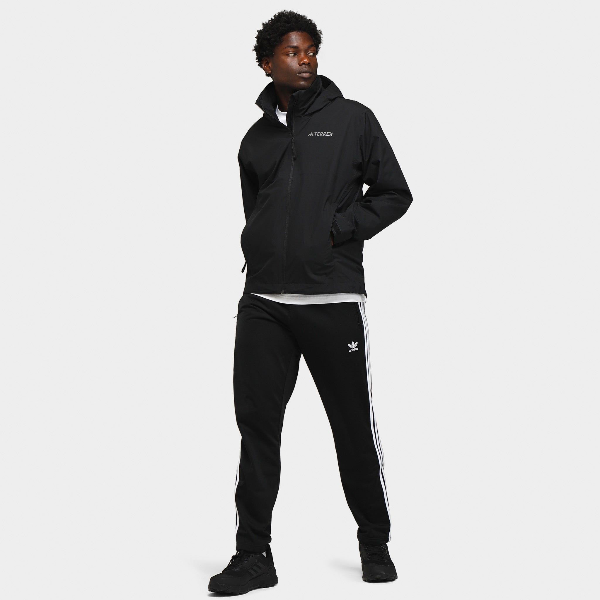 adidas TERREX Multi RAIN.RDY 2-Layer Rain Jacket / Black sold by JD Sports product image thumbnail 2
