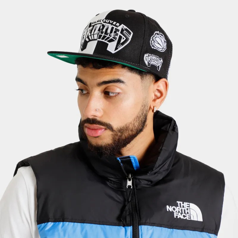 Mitchell & Ness Vancouver Grizzlies Night & Day Snapback Black / White sold by JD Sports