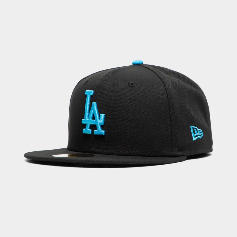 New Era Los Angeles Dodgers 59Fifty Cap Black / Blue Fanatic sold by JD Sports
