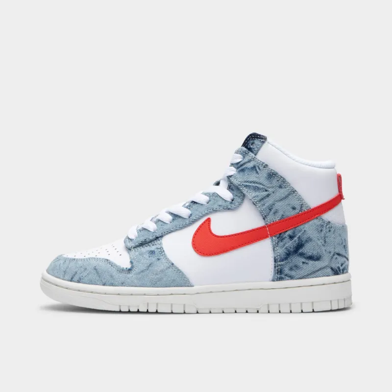 Nike Women’s Dunk High Multi-colour / Habanero Red - White sold by JD Sports