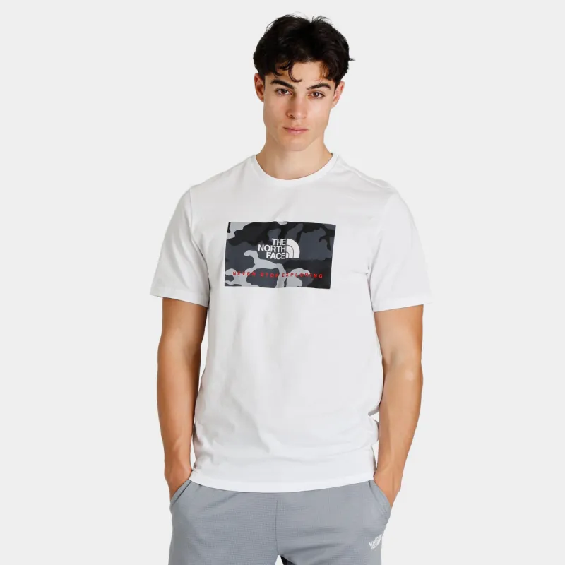 The North Face Camo Infill T-shirt / TNF White sold by JD Sports