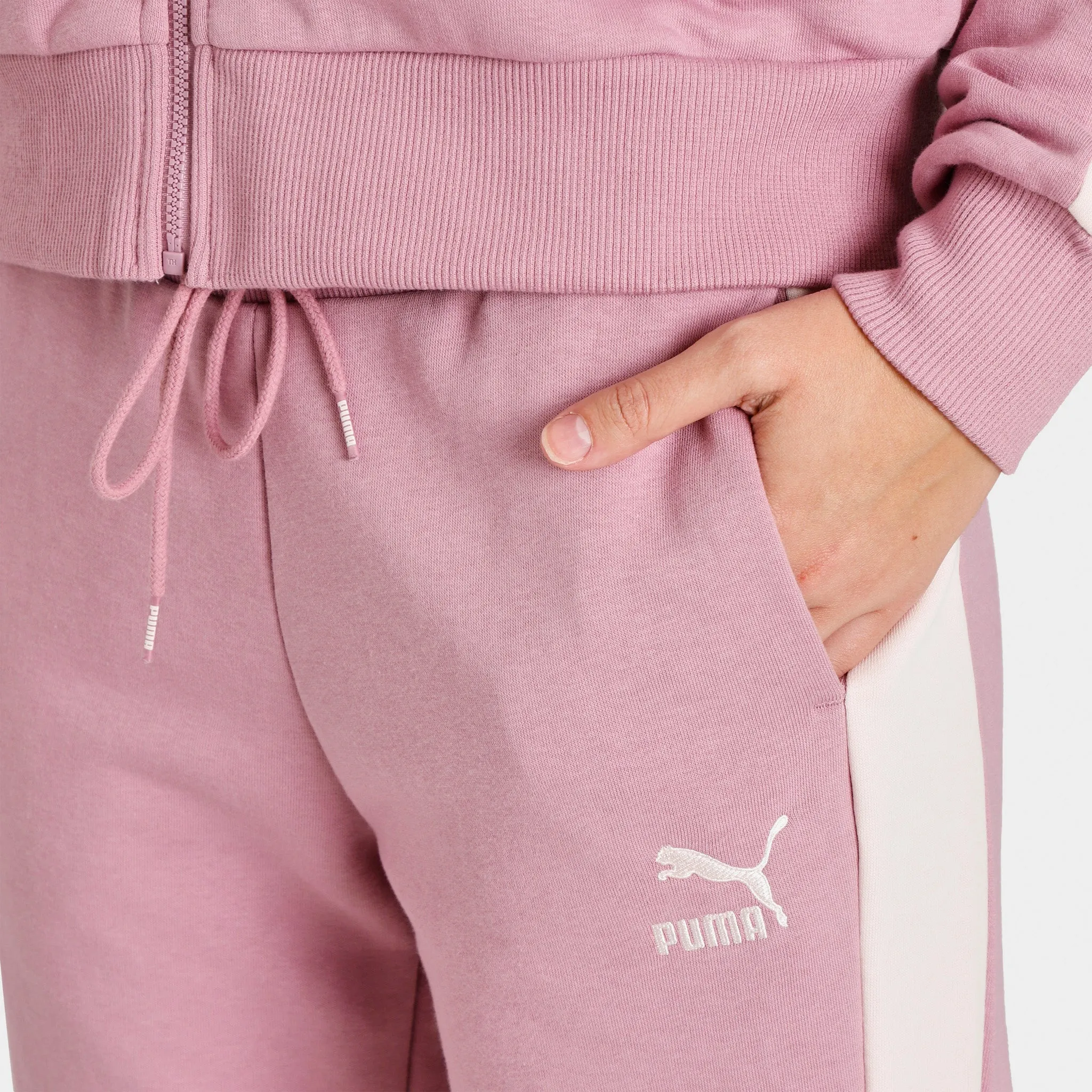 Puma Women’s Iconic T7 Track Pants / Pale Grape sold by JD Sports product image thumbnail 5