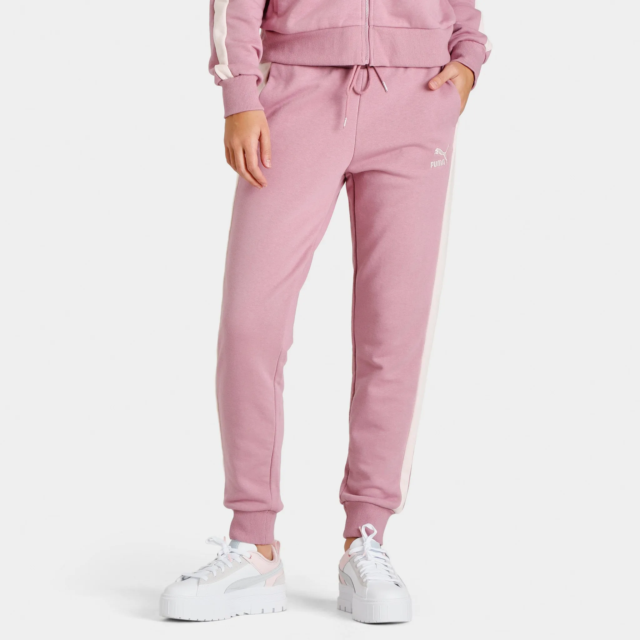 Puma Women’s Iconic T7 Track Pants / Pale Grape sold by JD Sports